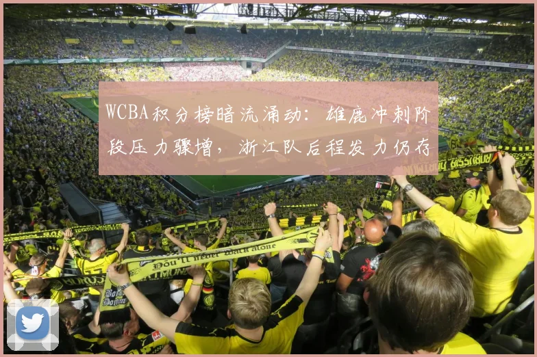 WCBA积分榜暗流涌动：雄鹿冲刺阶段压力骤增，浙江队后程发力仍存变数