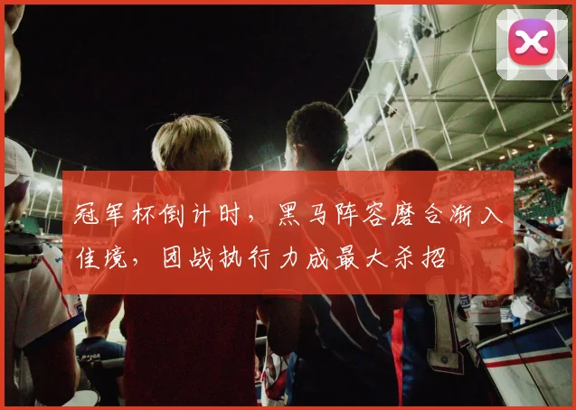 冠军杯倒计时，黑马阵容磨合渐入佳境，团战执行力成最大杀招